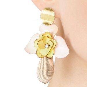 Lizzie Fortunato Magnolia Drop Earrings